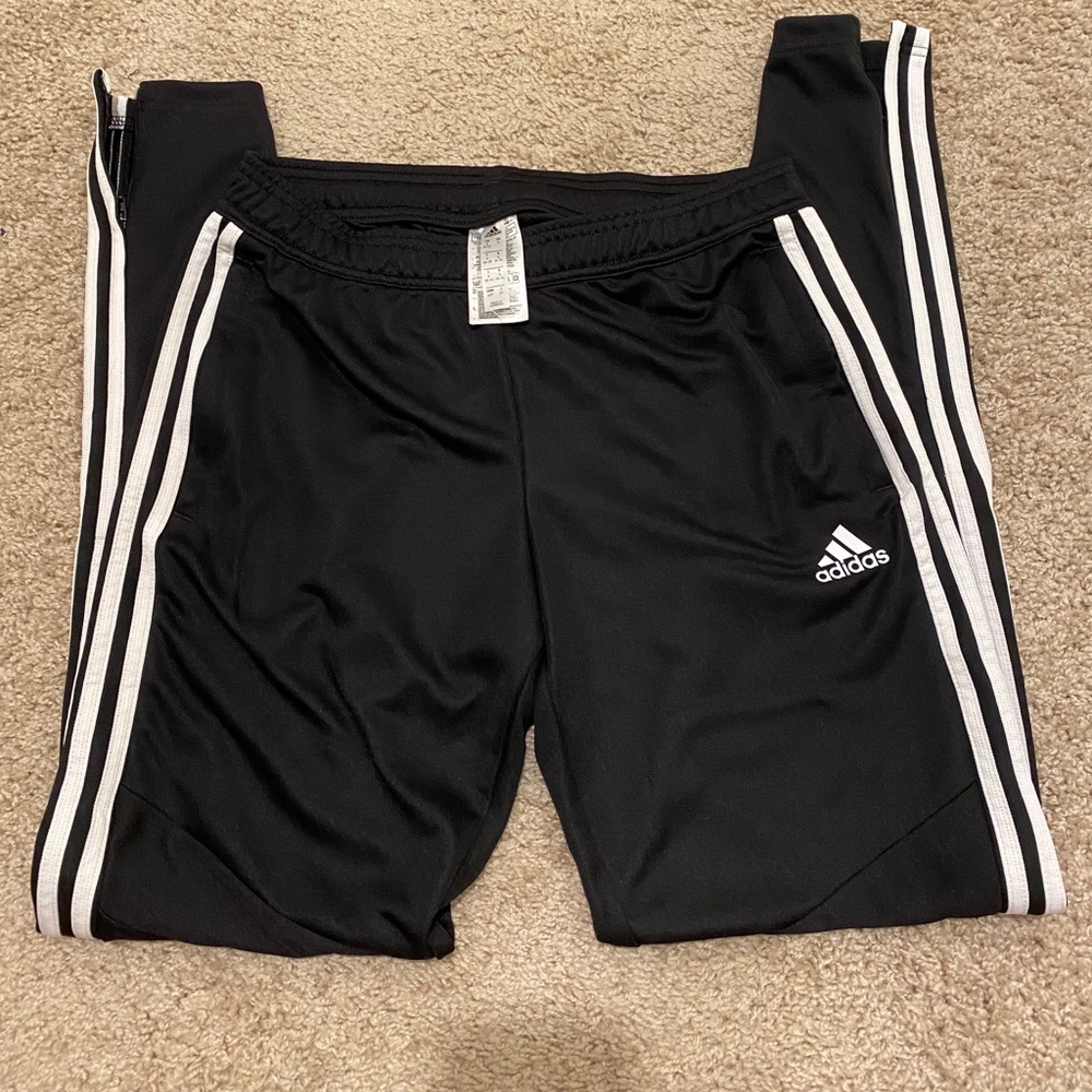 Adidas black joggers
